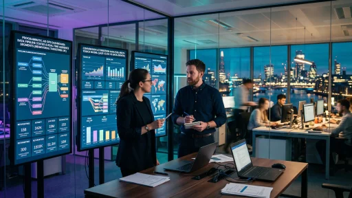 Ad operations director monitoring programmatic behavioural audience targeting pipelines (AI Generated Image)